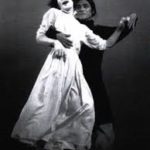 two male dancer with one dressed like a woman